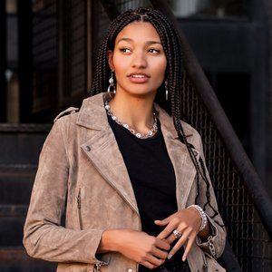 Paparazzi 5 Piece Silver Tone Clear Round Rhinestone Jewelry Set